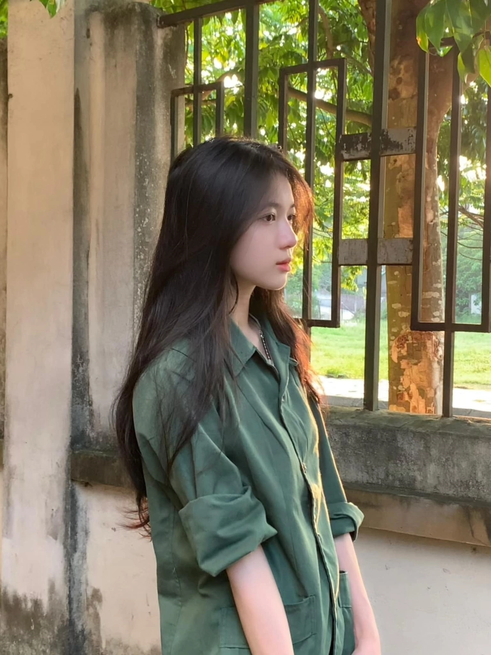 Tự tin và rạng rỡ ngay cả khi gái sinh viên mặt mộc.