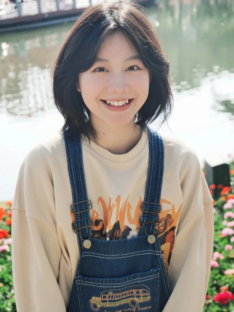 Chân thật Gái răng khểnh ảnh tự nhiên